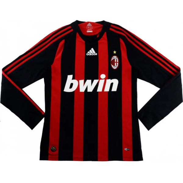 Camiseta Retro del A.C.Milan 08/09 - 1ª equipación Manga larga