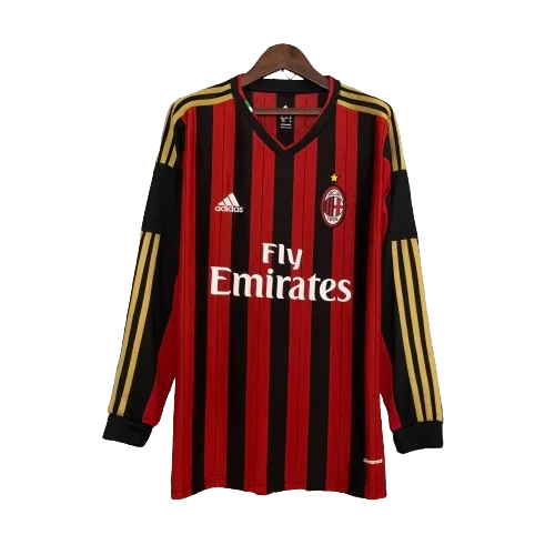 Camiseta Retro del A.C.Milan 13/14 - 1ª equipación Manga larga