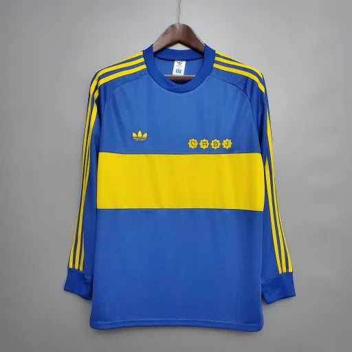 Camiseta Retro del Boca Juniors 80/81 - 1ª equipación Manga larga