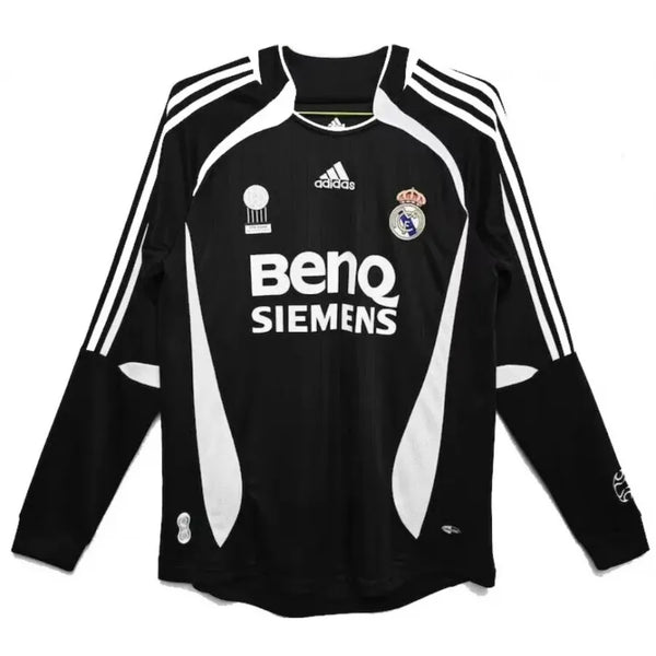 Camiseta Retro del Real Madrid 06/07 - 2ª equipación Manga larga