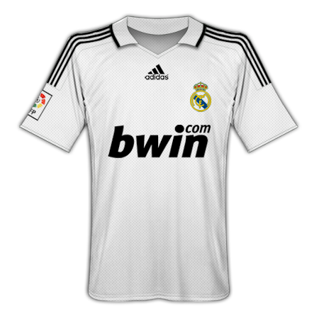 Camiseta Retro del Real Madrid 08/09 - 1ª equipación