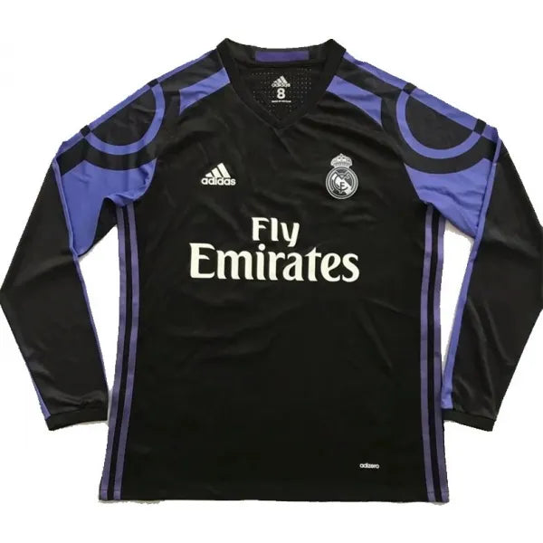 Camiseta Retro del Real Madrid 16/17 - 3ª equipación Manga larga