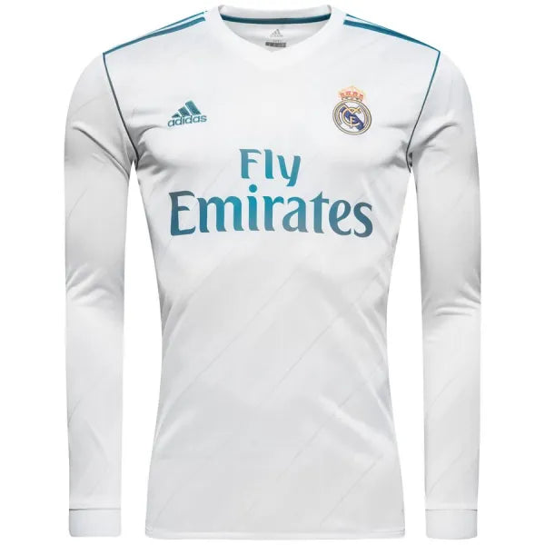 Camiseta Retro del Real Madrid 17/18 - 1ª equipación Manga larga