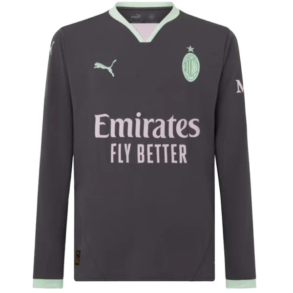 Camiseta de la 3ª equipación del A.C. Milan 24/25 - Manga larga