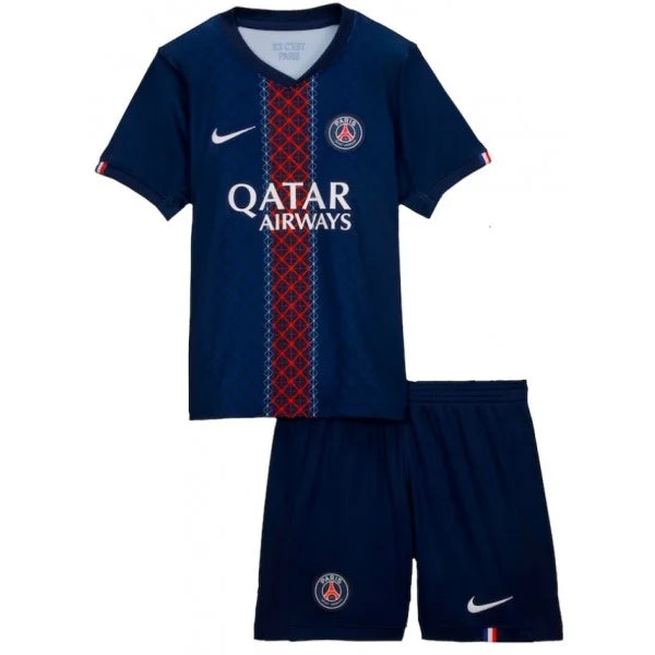 Conjunto de la 1ª equipación del Paris Saint Germain 25/26 - Niños Pequeños y Jóvenes (Camiseta + Pantalón corto)