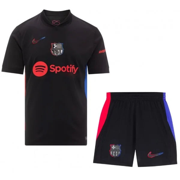 Conjunto de la 2ª equipación del Barcelona 24/25 - Niños Pequeños y Jóvenes (Camiseta + Pantalón corto)