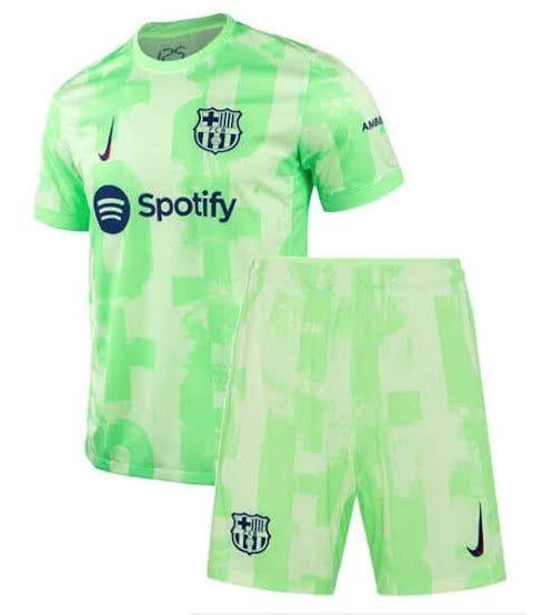 Conjunto de la 3ª equipación del Barcelona 24/25 - Niños Pequeños y Jóvenes (Camiseta + Pantalón corto)