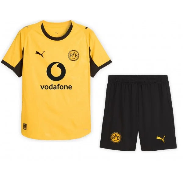 Conjunto de la (Copas) equipación del Borussia Dortmund 25/26 - Niños Pequeños y Jóvenes (Camiseta + Pantalón corto)