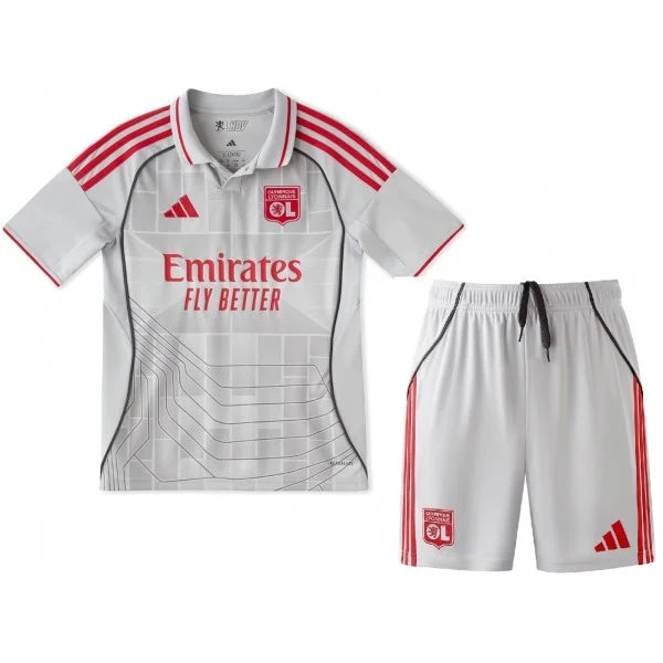 Conjunto de la 3ª equipación del Lyon 25/26 - Niños Pequeños y Jóvenes (Camiseta + Pantalón corto)