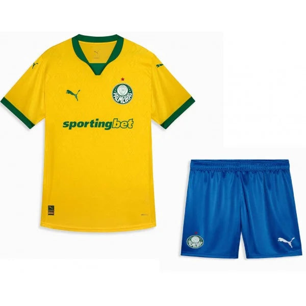 Conjunto de la 3ª equipación del Palmeiras 25/26 - Niños Pequeños y Jóvenes (Camiseta + Pantalón corto)