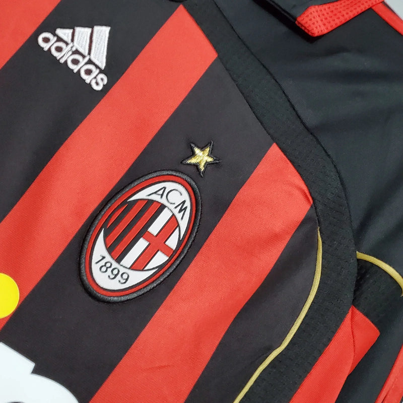 Camiseta Retro del A.C.Milan 06/07 - 1ª equipación Manga larga