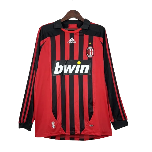 Camiseta Retro del A.C.Milan 07/08 - 1ª equipación Manga larga