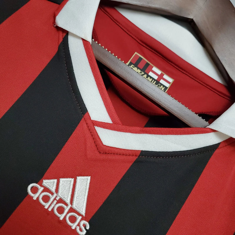 Camiseta Retro del A.C.Milan 09/10 - 1ª equipación Manga larga