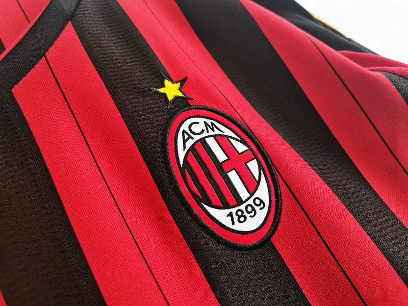 Camiseta Retro del A.C.Milan 13/14 - 1ª equipación Manga larga
