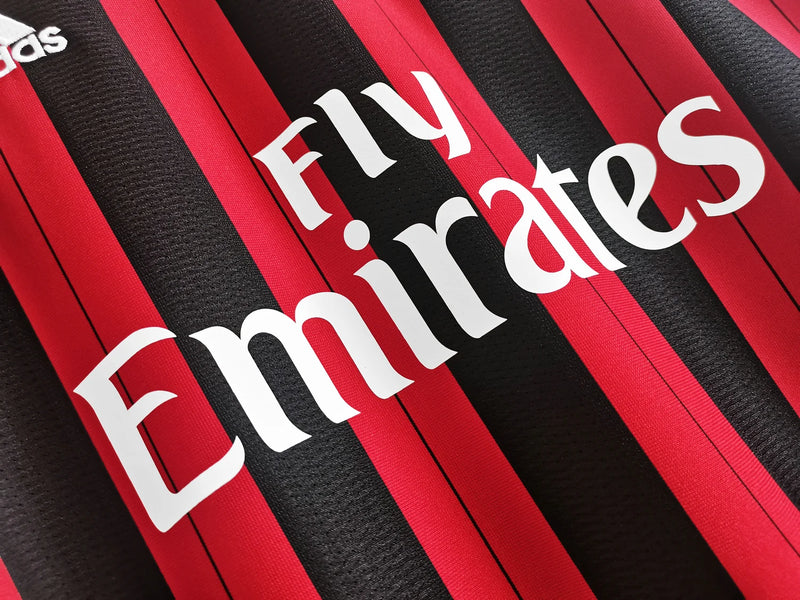 Camiseta Retro del A.C.Milan 13/14 - 1ª equipación Manga larga