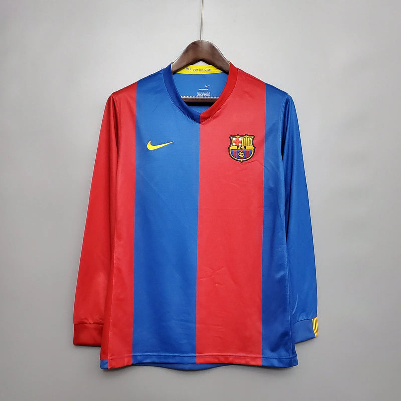 Camiseta Retro del Barcelona 06/07 - 1ª equipación Manga larga