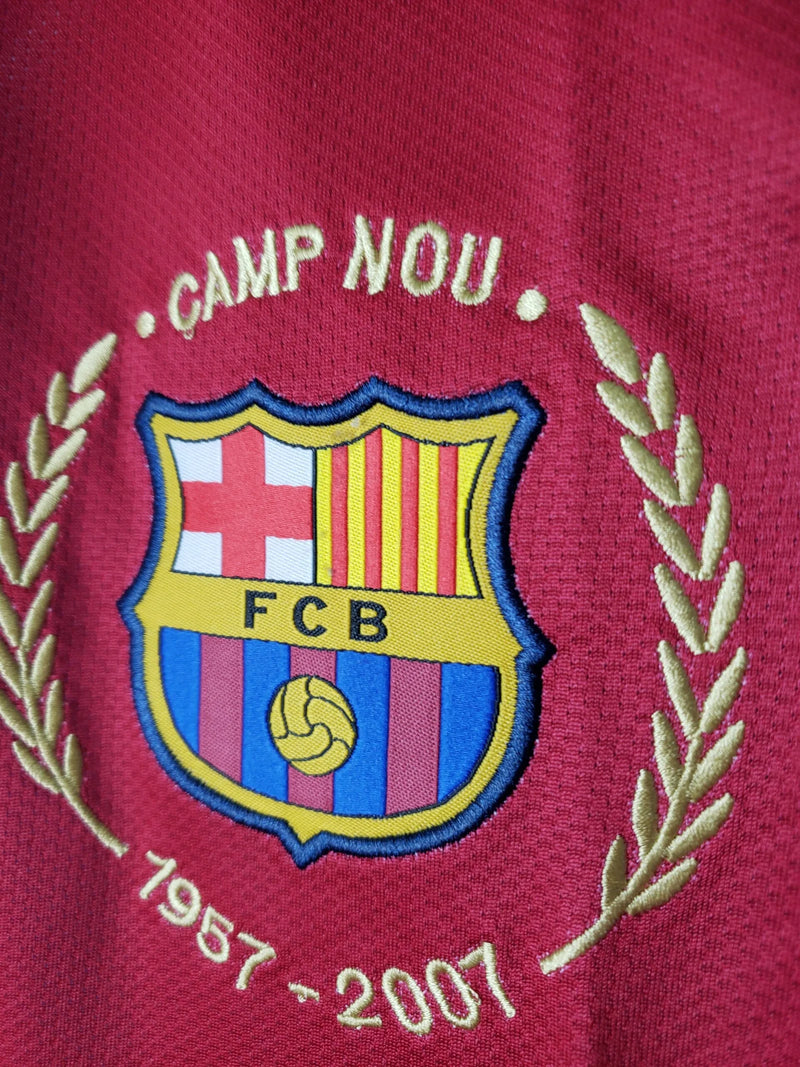 Camiseta Retro del Barcelona 07/08 - 1ª equipación Manga larga