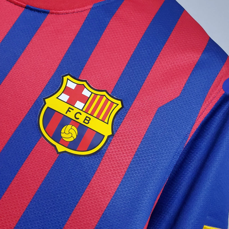 Camiseta Retro del Barcelona 11/12 - 1ª equipación Manga larga