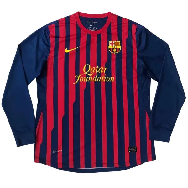 Camiseta Retro del Barcelona 11/12 - 1ª equipación Manga larga