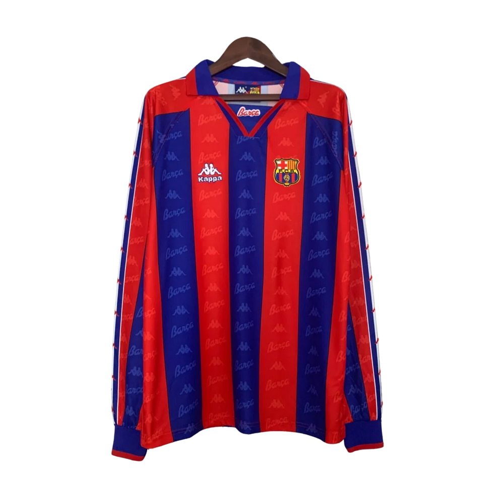 Camiseta Retro del Barcelona 96/97 - 1ª equipación Manga larga