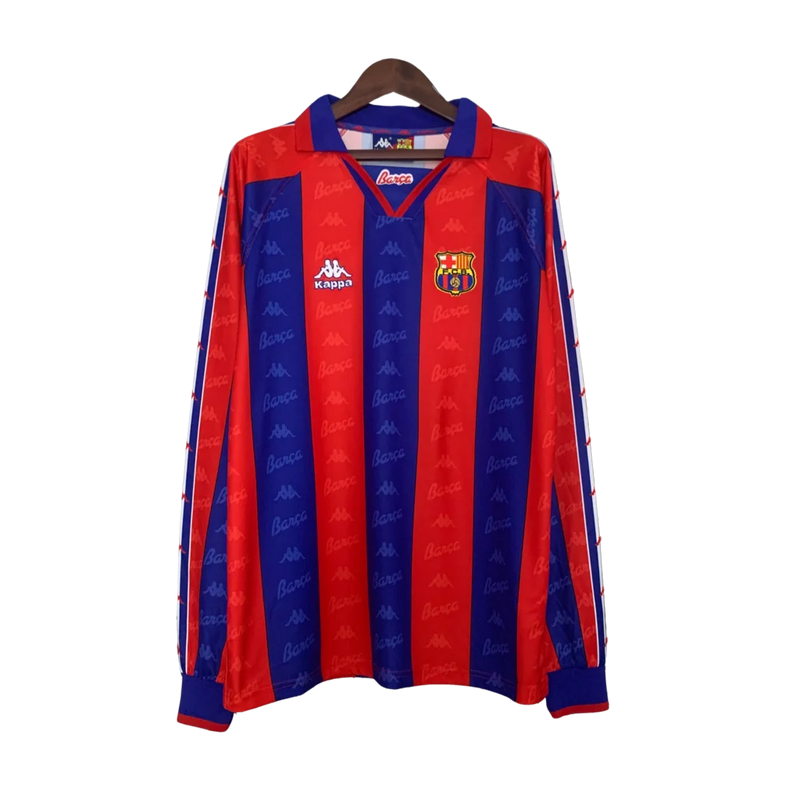 Camiseta Retro del Barcelona 96/97 - 1ª equipación Manga larga