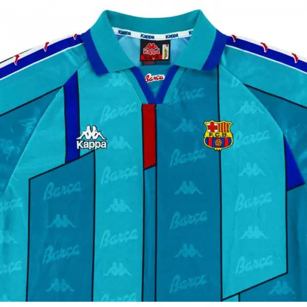 Camiseta Retro del Barcelona 96/97 - 2ª equipación