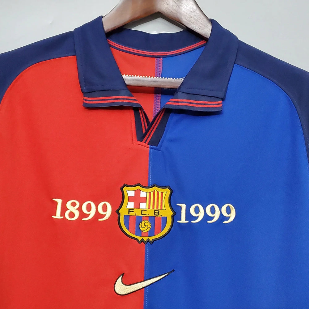 Camiseta Retro del Barcelona 99 - 1ª equipación Manga larga