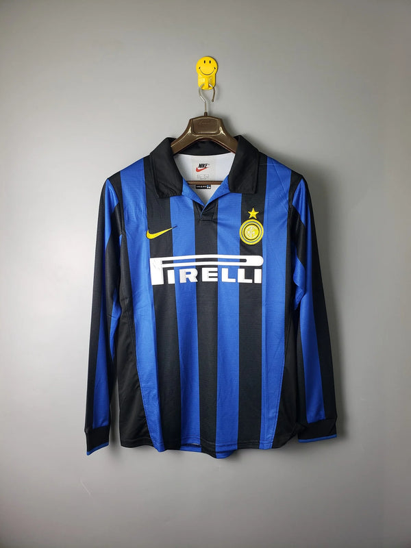 Camiseta Retro del Inter de Milán 98 - 1ª equipación Manga larga