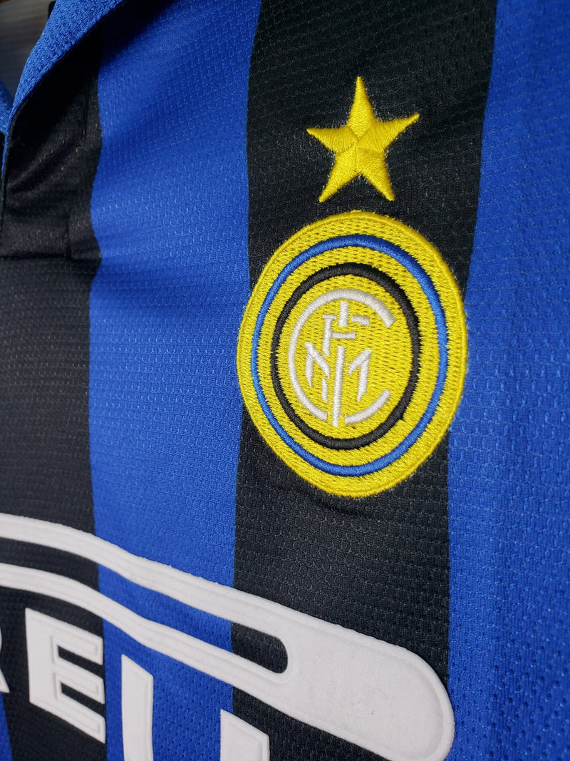 Camiseta Retro del Inter de Milán 98 - 1ª equipación Manga larga