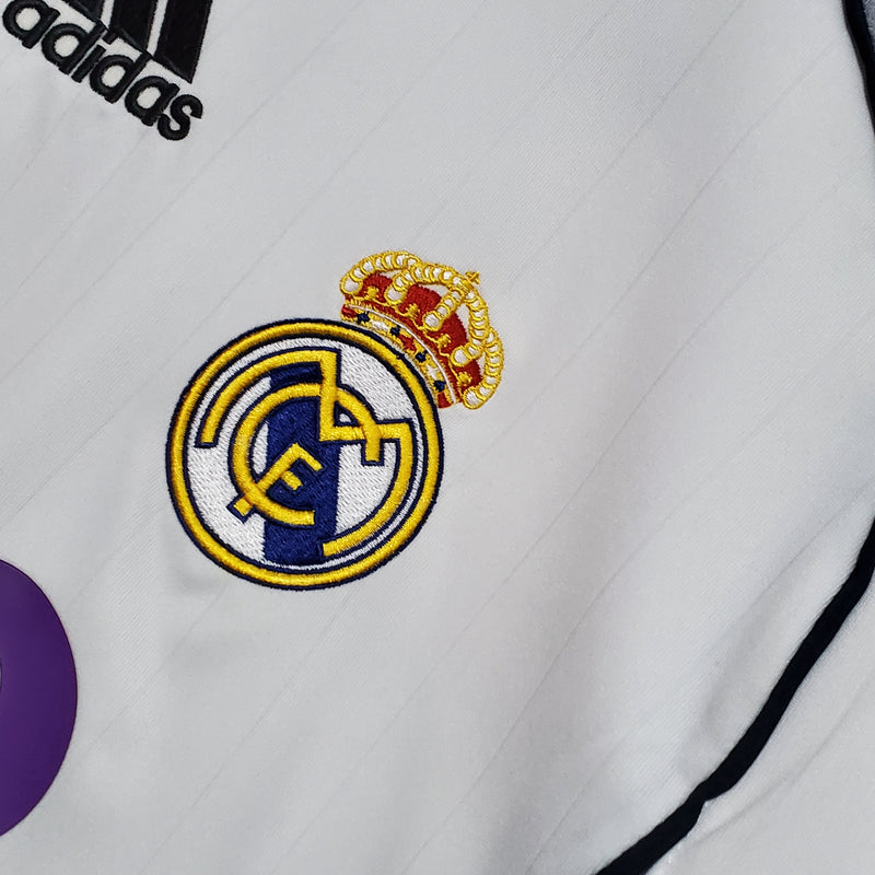 Camiseta Retro del Real Madrid 06/07 - 1ª equipación Manga larga