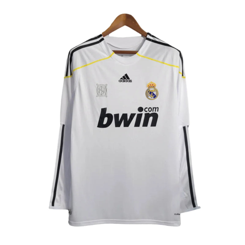 Camiseta Retro del Real Madrid 09/10 - 1ª equipación Manga larga