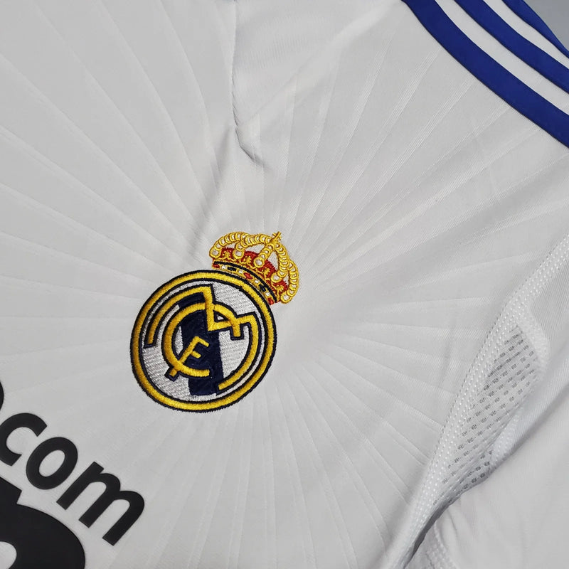 Camiseta Retro del Real Madrid 10/11 - 1ª equipación Manga larga