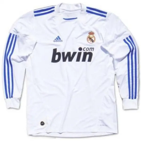 Camiseta Retro del Real Madrid 10/11 - 1ª equipación Manga larga