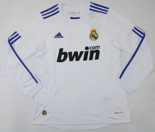 Camiseta Retro del Real Madrid 10/11 - 1ª equipación Manga larga
