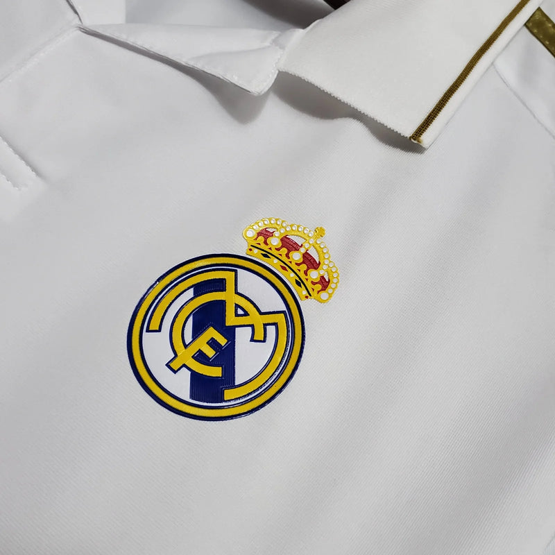 Camiseta Retro del Real Madrid 11/12 - 1ª equipación Manga larga