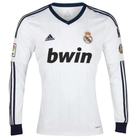 Camiseta Retro del Real Madrid 12/13 - 1ª equipación Manga larga