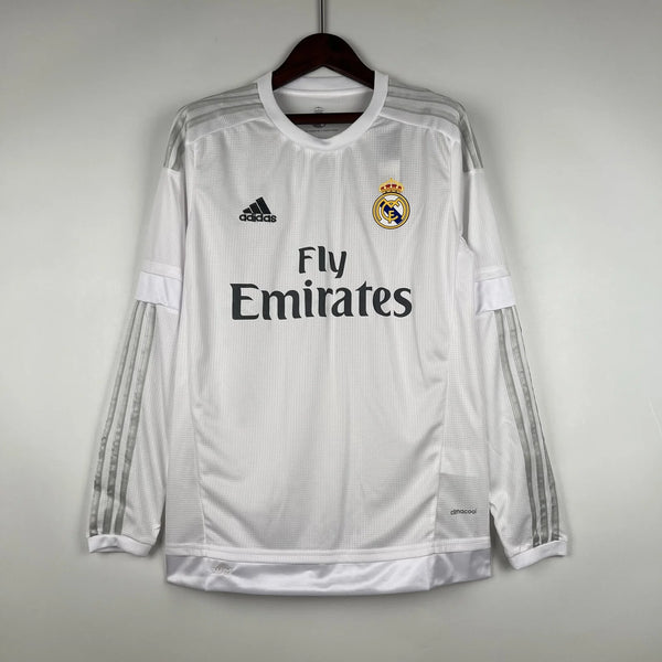 Camiseta Retro del Real Madrid 15/16 - 1ª equipación Manga larga