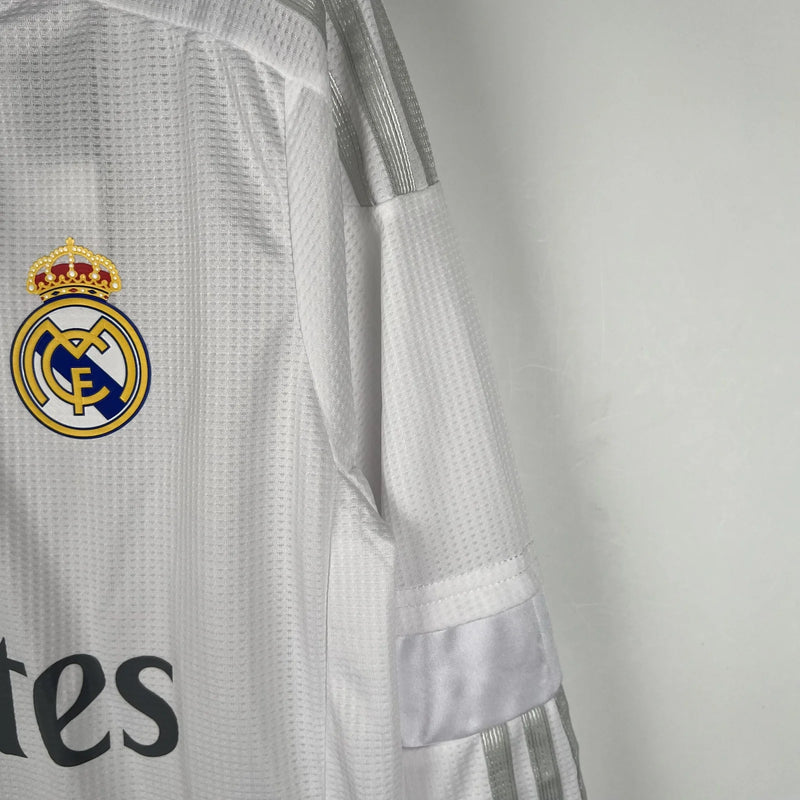 Camiseta Retro del Real Madrid 15/16 - 1ª equipación Manga larga