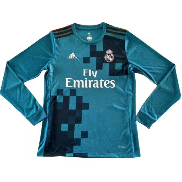 Camiseta Retro del Real Madrid 17/18 - 3ª equipación Manga larga