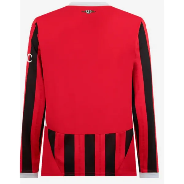 Camiseta de la 1ª equipación del A.C. Milan 24/25 - Manga larga