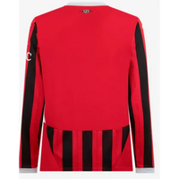 Camiseta de la 1ª equipación del A.C. Milan 24/25 - Manga larga
