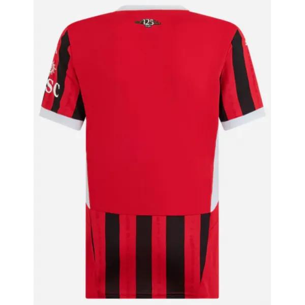 Conjunto de la 1ª equipación del A.C. Milan 24/25 - Niños Pequeños y Jóvenes (Camiseta + Pantalón corto)