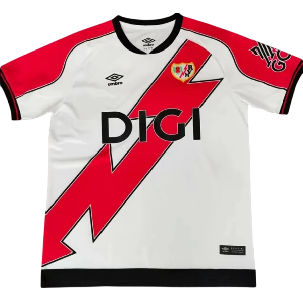 Camiseta de la 1ª equipación del Rayo Vallecano 25/26