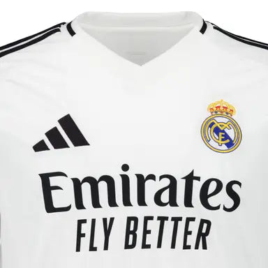 Conjunto de la 1ª equipación del Real Madrid 24/25 - Niños Pequeños y Jóvenes (Camiseta + Pantalón corto)