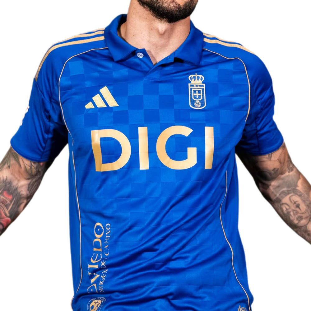 Camiseta de la 1ª equipación del Real Oviedo 25/26