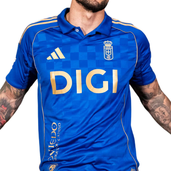 Camiseta de la 1ª equipación del Real Oviedo 25/26