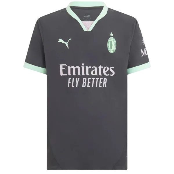 Conjunto de la 3ª equipación del A.C. Milan 24/25 - Niños Pequeños y Jóvenes (Camiseta + Pantalón corto)