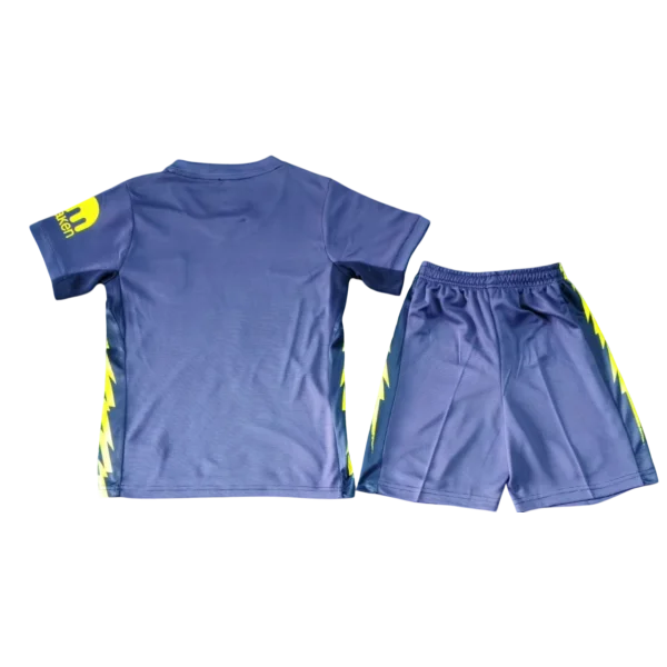 Conjunto de la 2ª equipación del Atlético de Madrid 25/26 - Niños Pequeños y Jóvenes (Camiseta + Pantalón corto)