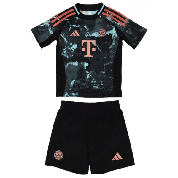 Conjunto de la 2ª equipación del F.C. Bayern Múnich - 24/25 Niños Pequeños y Jóvenes (Camiseta + Pantalón corto)