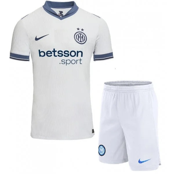 Conjunto de la 2ª equipación del Inter de Milán 24/25 - Niños Pequeños y Jóvenes (Camiseta + Pantalón corto)